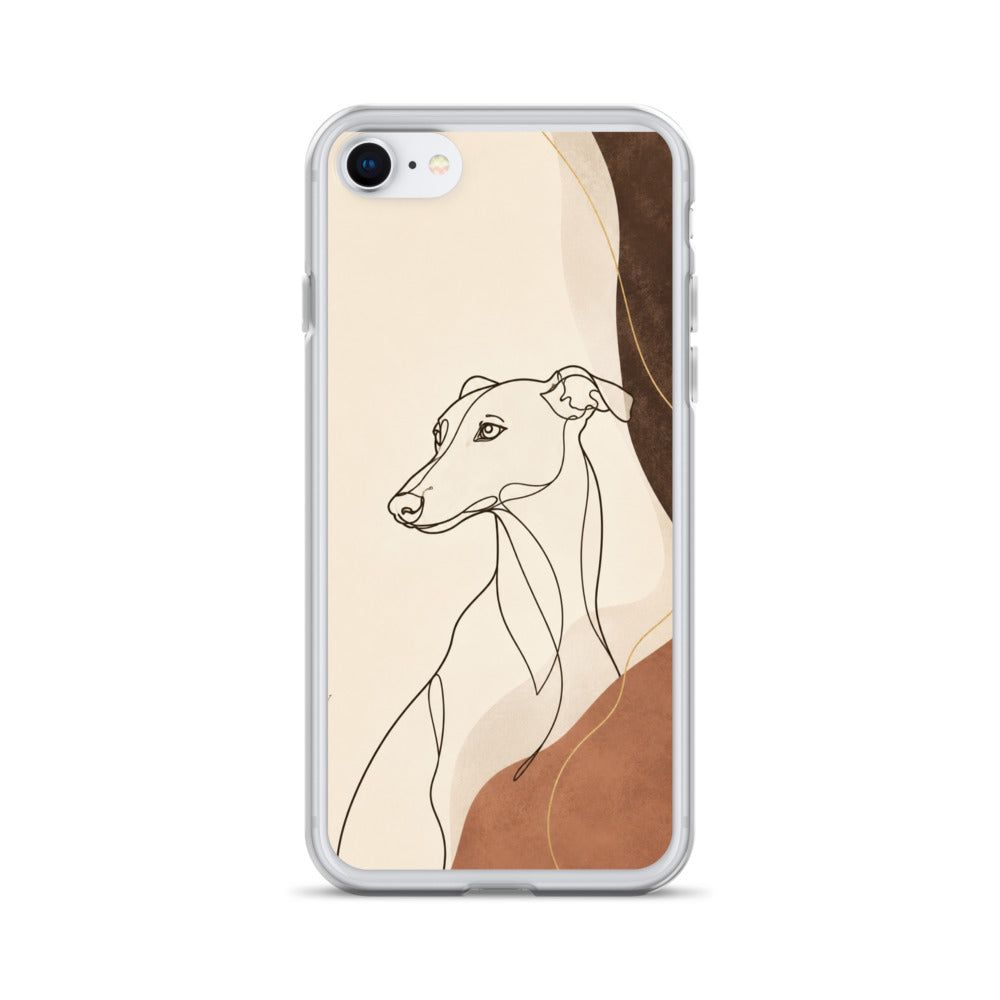 VOWHOUND Clear Dog Lover iPhone Case product mockup