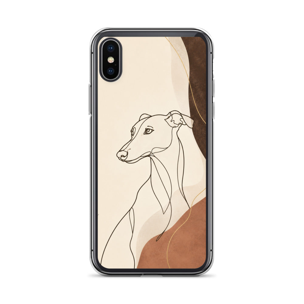 VOWHOUND Clear Dog Lover iPhone Case product mockup