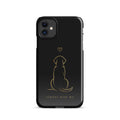 VOWHOUND Glossy Dog Lover iPhone Case product mockup