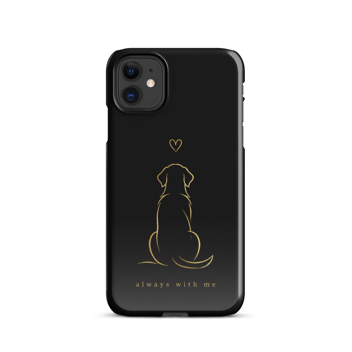 VOWHOUND Glossy Dog Lover iPhone Case product mockup