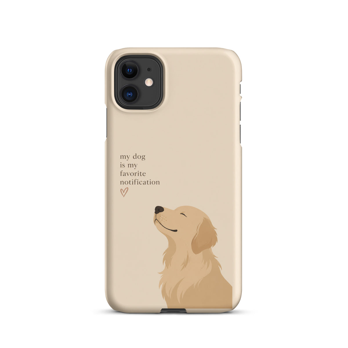 VOWHOUND Matte Dog Lover iPhone Case product mockup