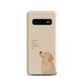VOWHOUND Glossy Dog Lover Samsung Galaxy Case product mockup