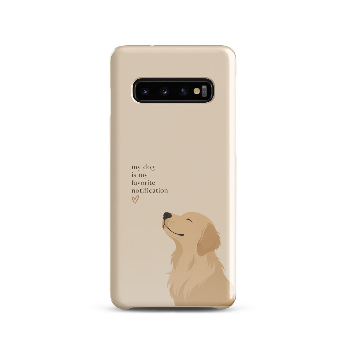 VOWHOUND Glossy Dog Lover Samsung Galaxy Case product mockup