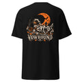 Black Haunted Howl Halloween Dog T-Shirt product mockup