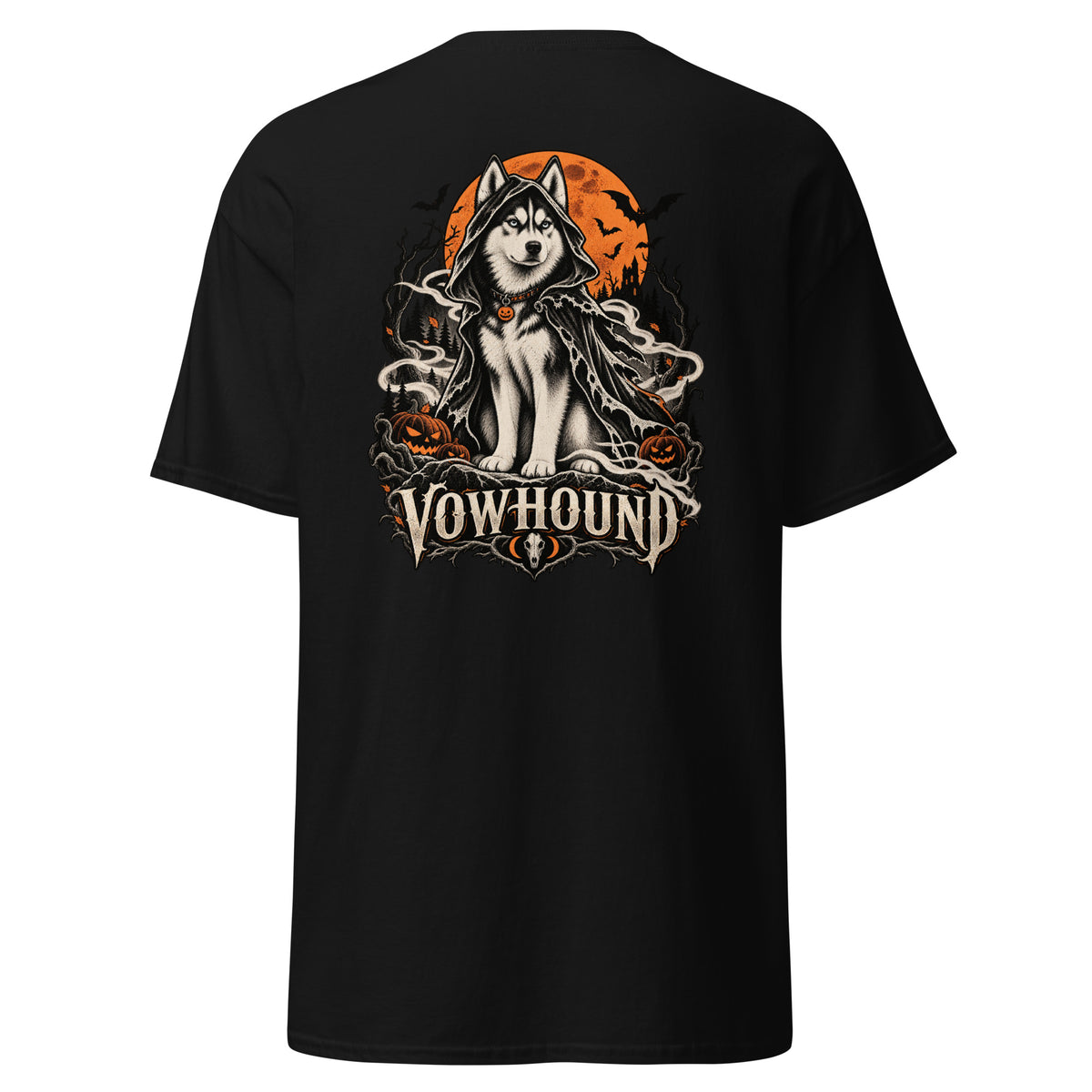 Black Spooky Pack Halloween Dog T-Shirt product mockup