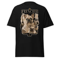 Black Frenchie Classic French Bulldog T-shirt front view