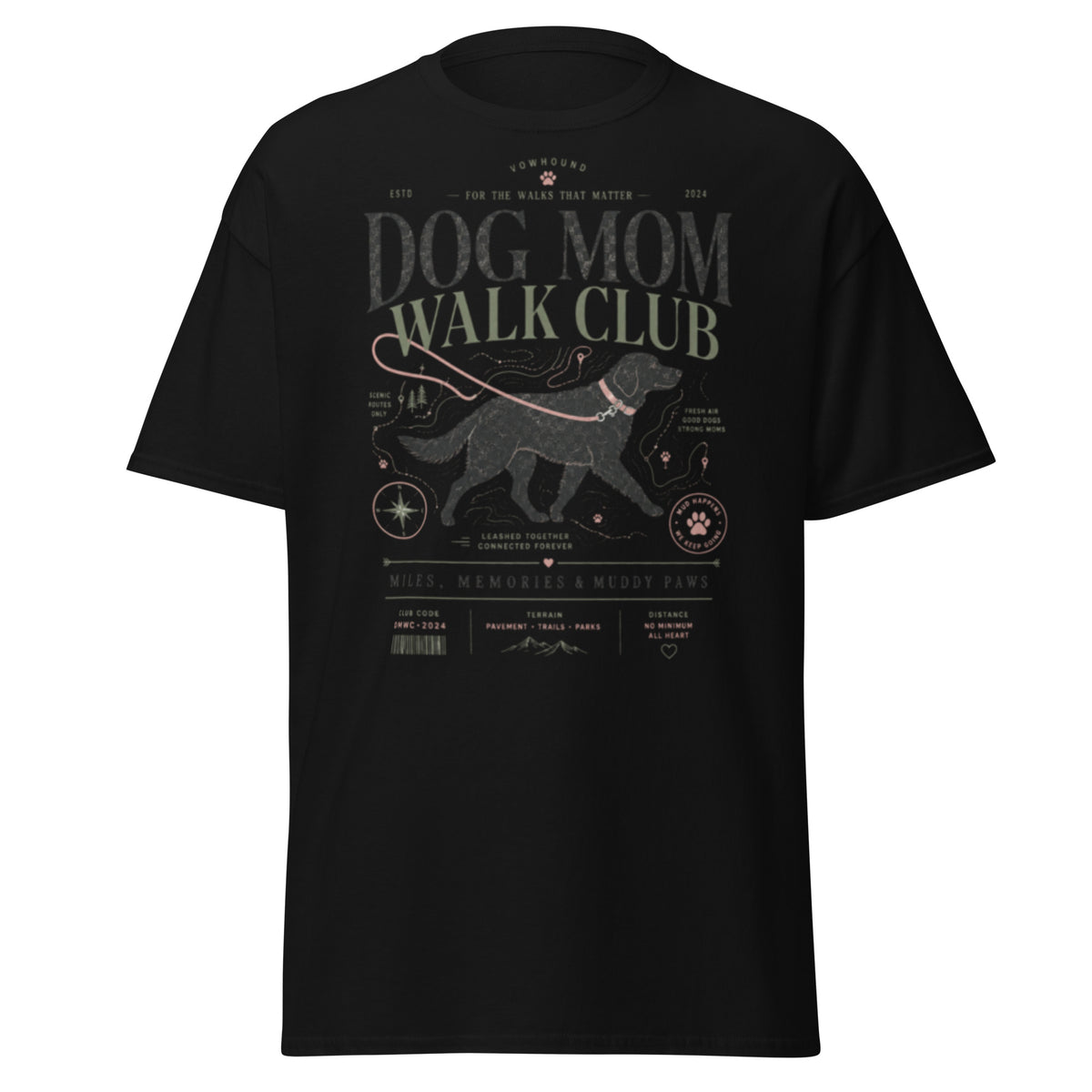 VOWHOUND Best Friend Forever Graphic T-Shirt product mockup