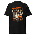 French Bulldog Frenchie After Dark Halloween graphic T-shirt by VOWHOUND in Black