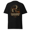 Labrador Lab After Midnight Halloween graphic T-shirt by VOWHOUND in Black