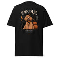 Poodle After Dark Halloween graphic T-shirt by VOWHOUND in Black