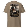 Brown Bernese Mountain Dog T-shirt front view