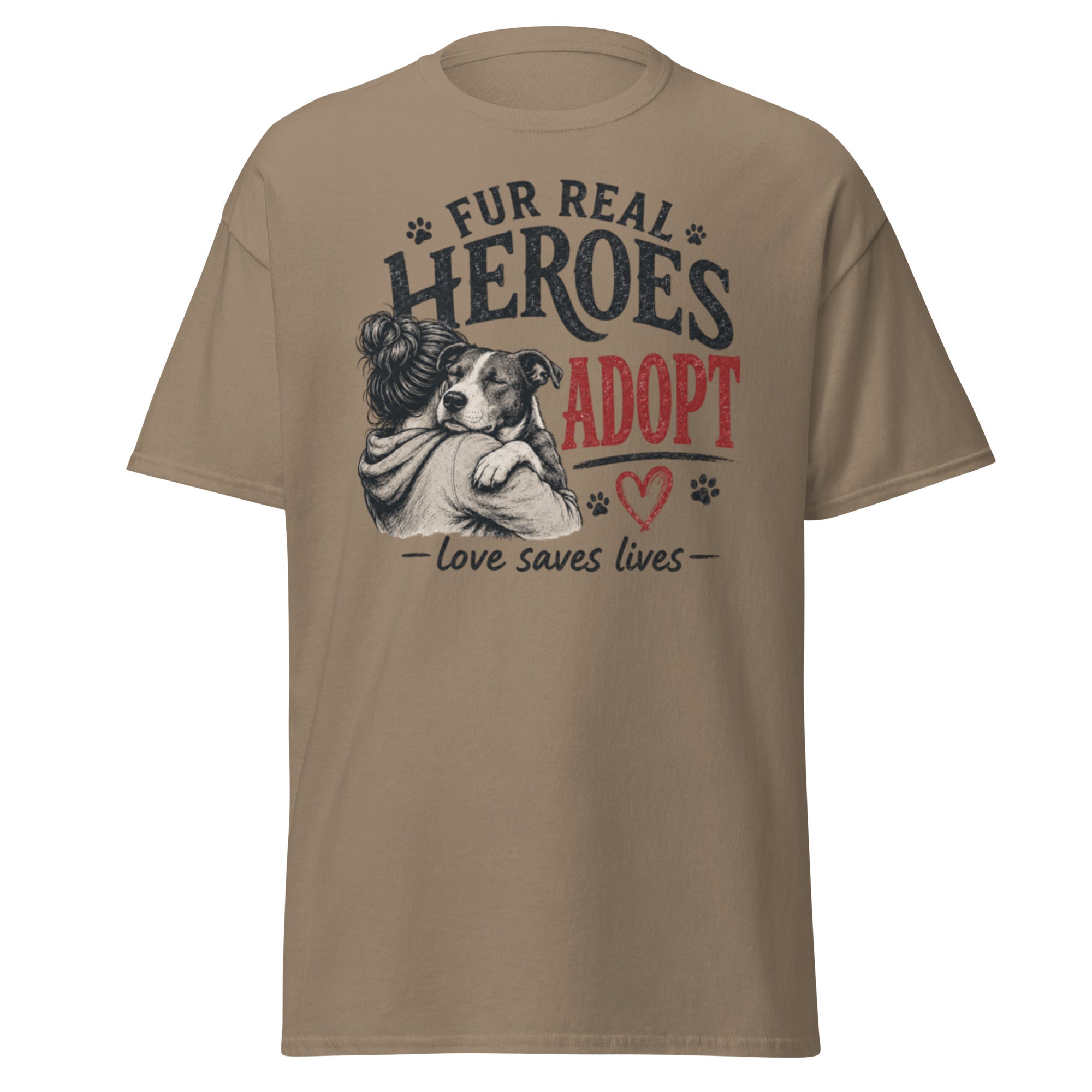 Brown Savana VOWHOUND Best Friend graphic T-shirt front view