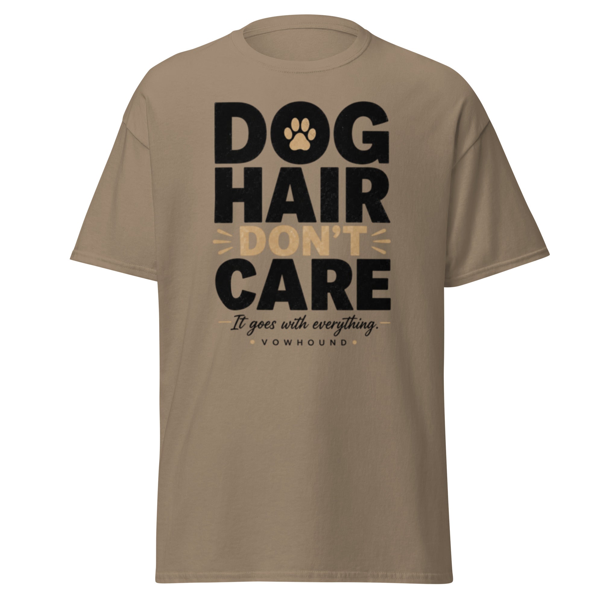 Brown Savana VOWHOUND Canine State graphic T-shirt front view