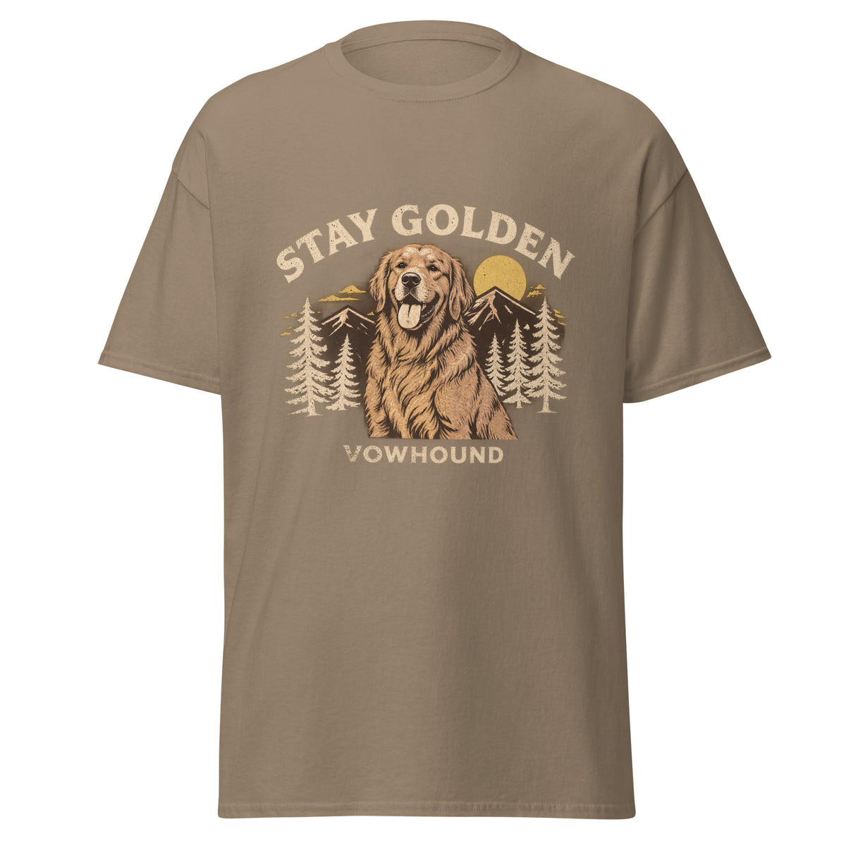 Rottweiler Trick No Weakness Halloween graphic T-shirt by VOWHOUND in Brown Savana