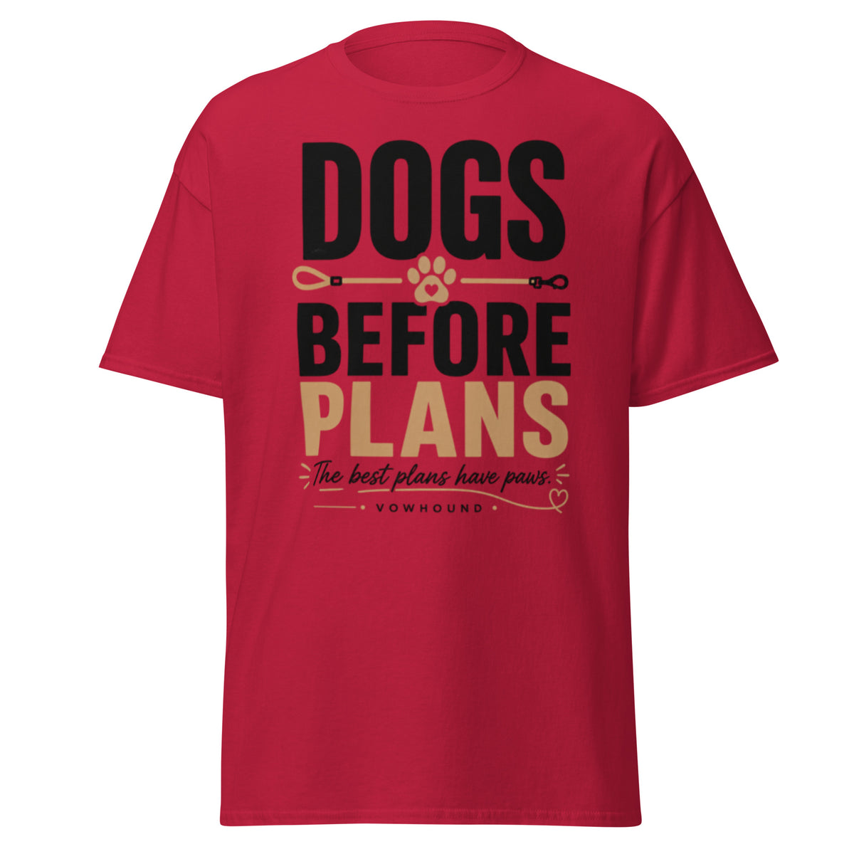 VOWHOUND Doghouse Social Graphic T-Shirt product mockup