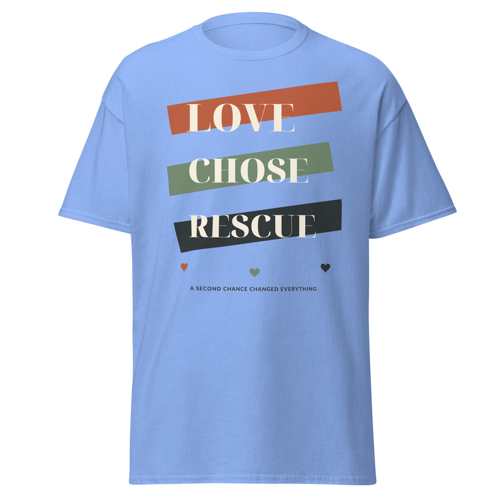 Carolina blue VOWHOUND Pack Leader graphic T-shirt front view