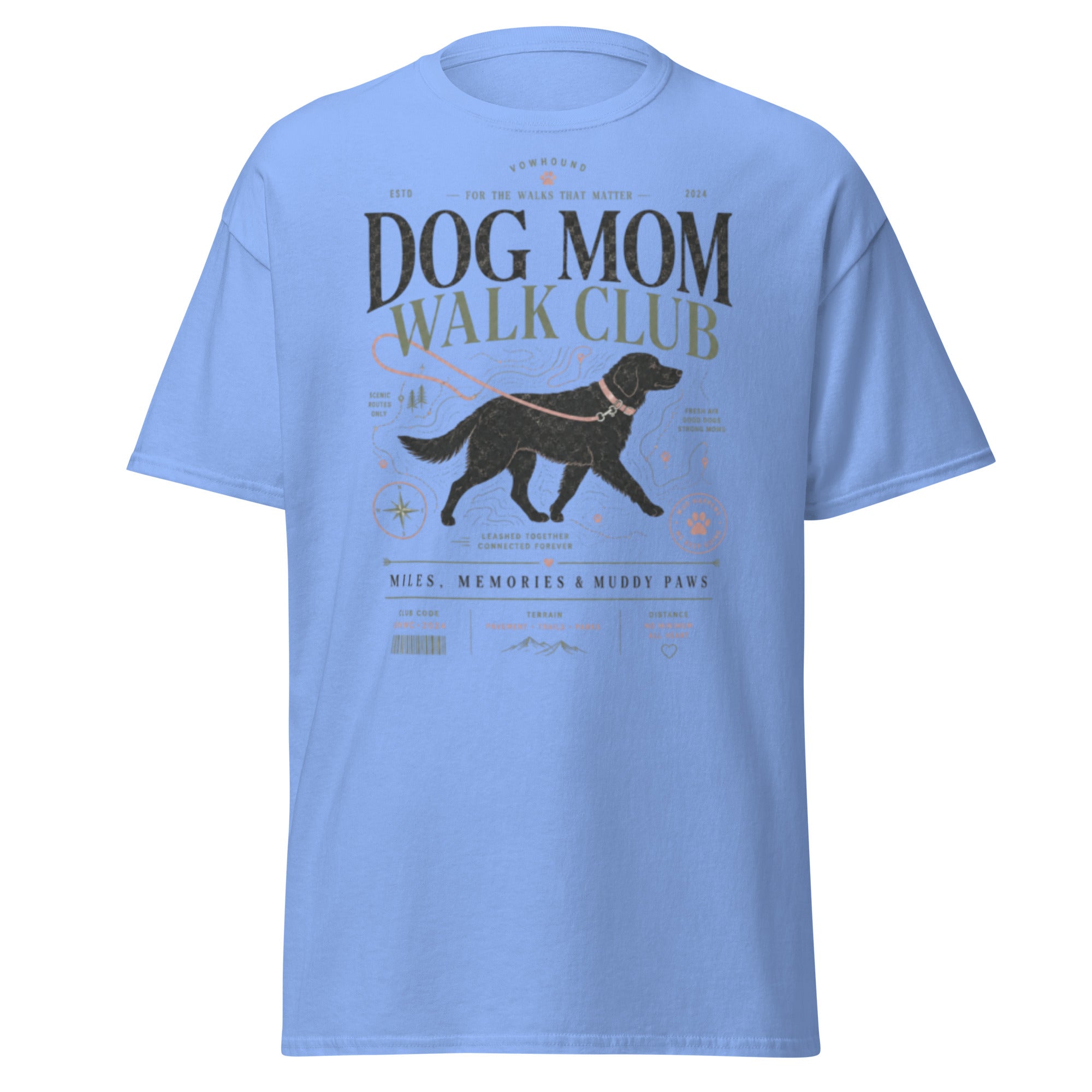 Carolina blue VOWHOUND Best Friend Forever graphic T-shirt front view