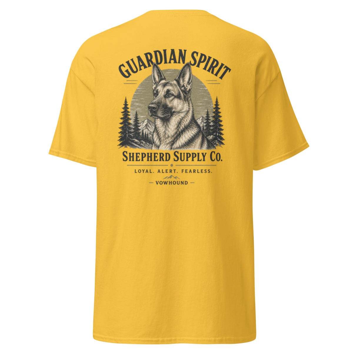 Daisy VOWHOUND Canine Legacy back-print T-shirt back view