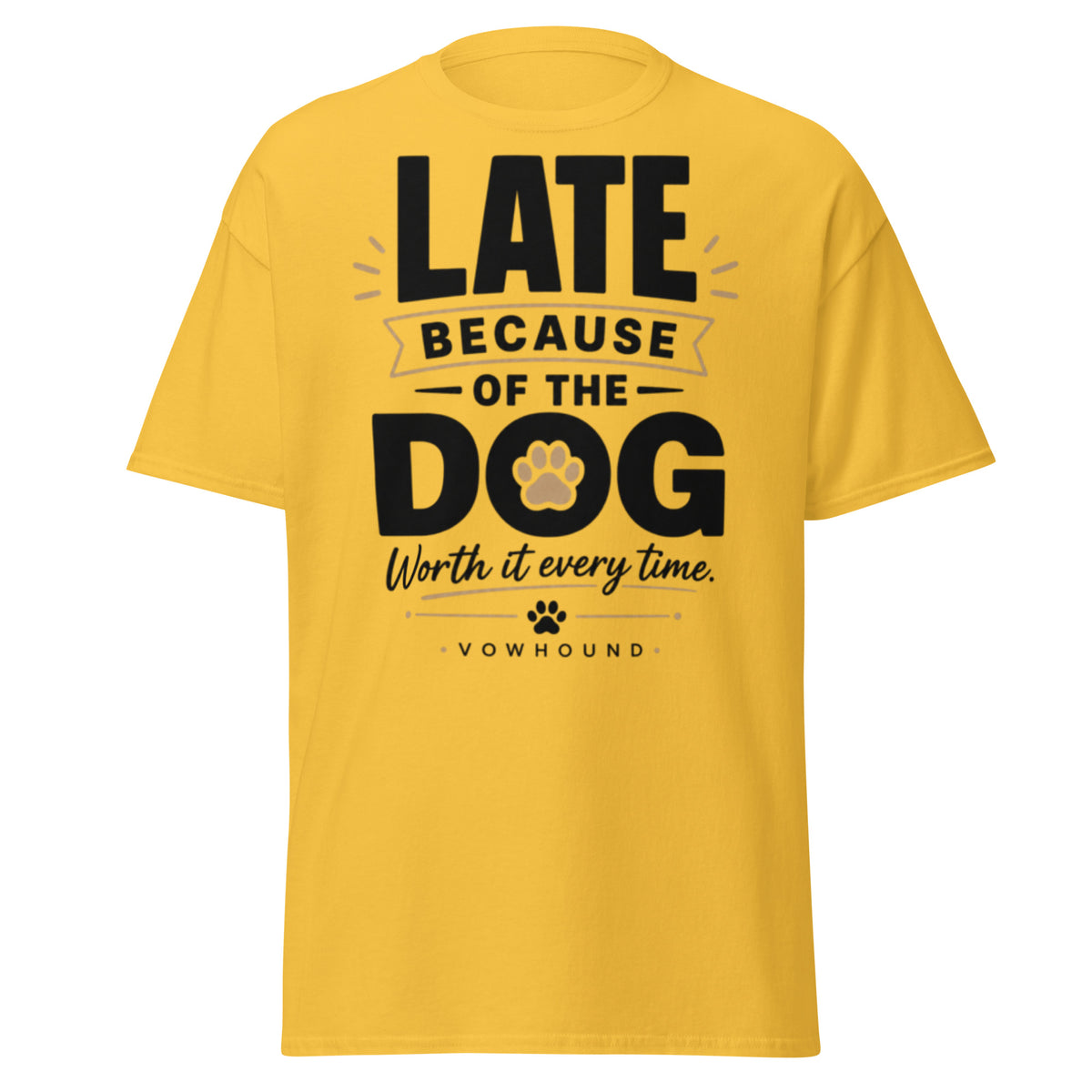 Daisy Rottweiler Loyal by Nature graphic T-shirt front view