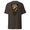 German Shepherd Night Guard Halloween T-shirt by VOWHOUND in Dark Chocolate – back print