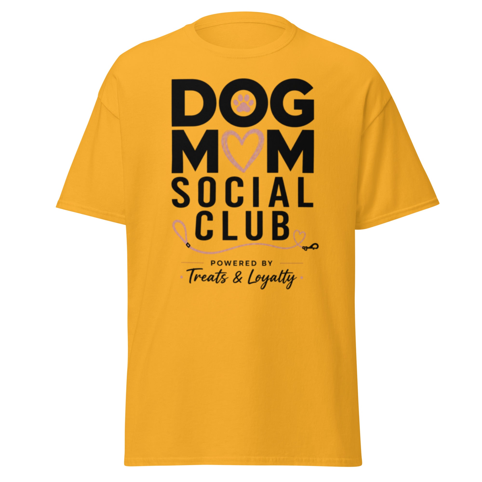 Gold VOWHOUND Canine Standard graphic T-shirt front view