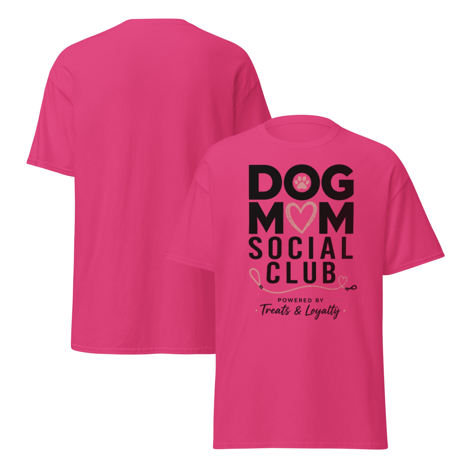 Heliconia VOWHOUND Canine Standard graphic T-shirt front-and-back view