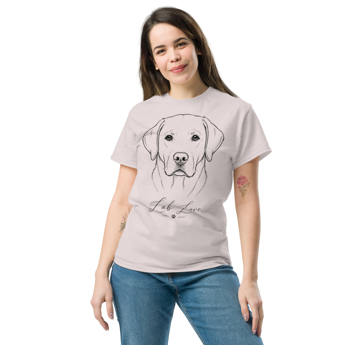 Ice Grey VOWHOUND Labrador Retriever T-shirt alternate product view