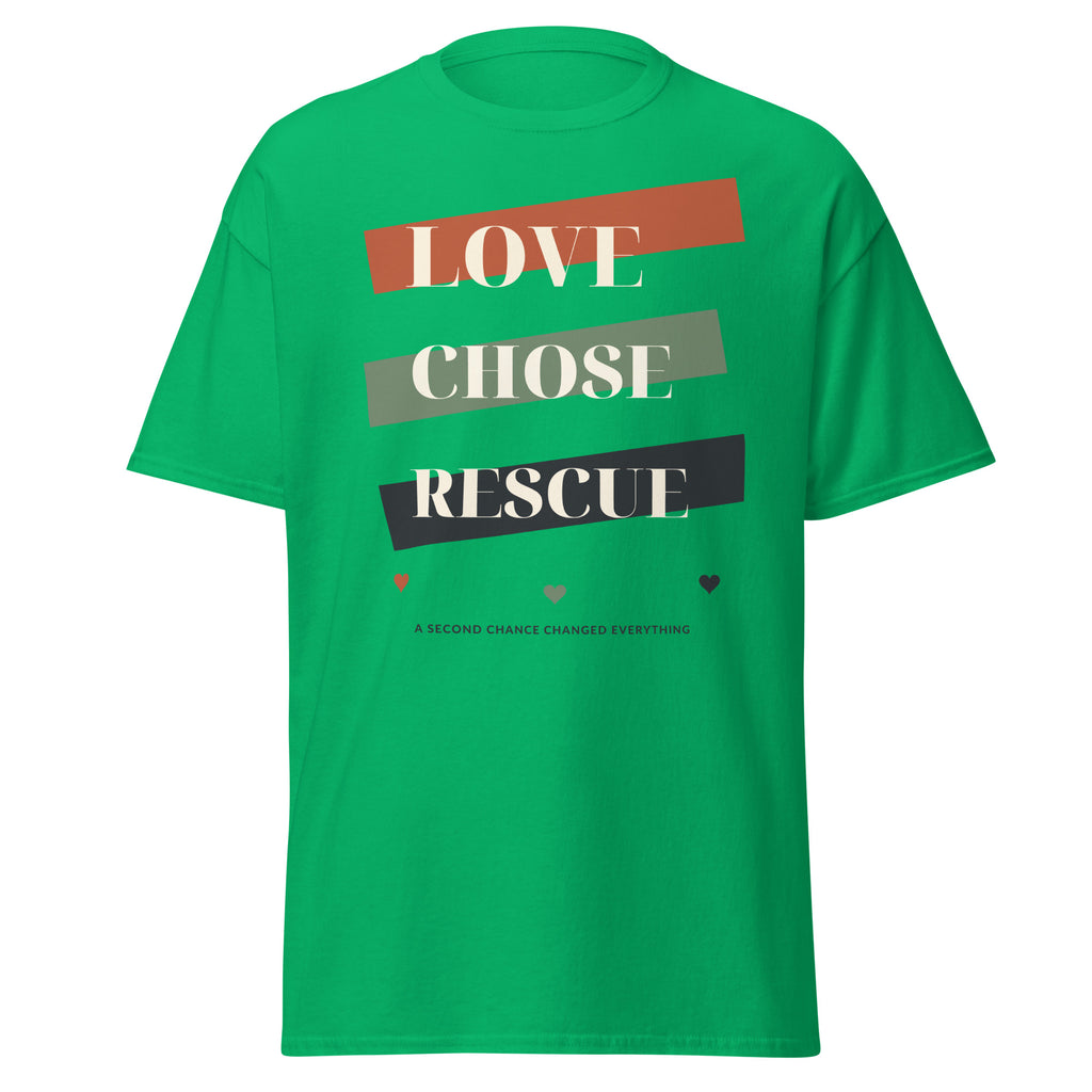 Irish green VOWHOUND Pack Leader graphic T-shirt front view