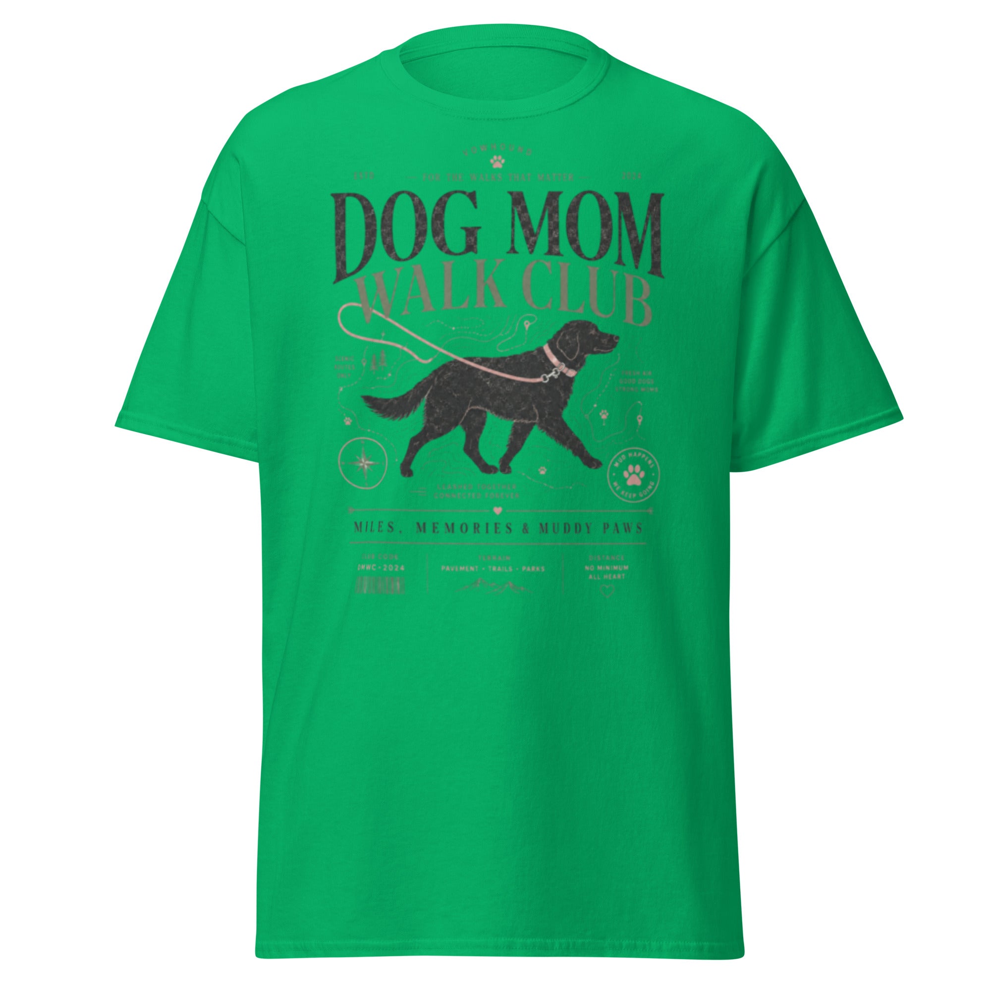 Irish green VOWHOUND Best Friend Forever graphic T-shirt front view