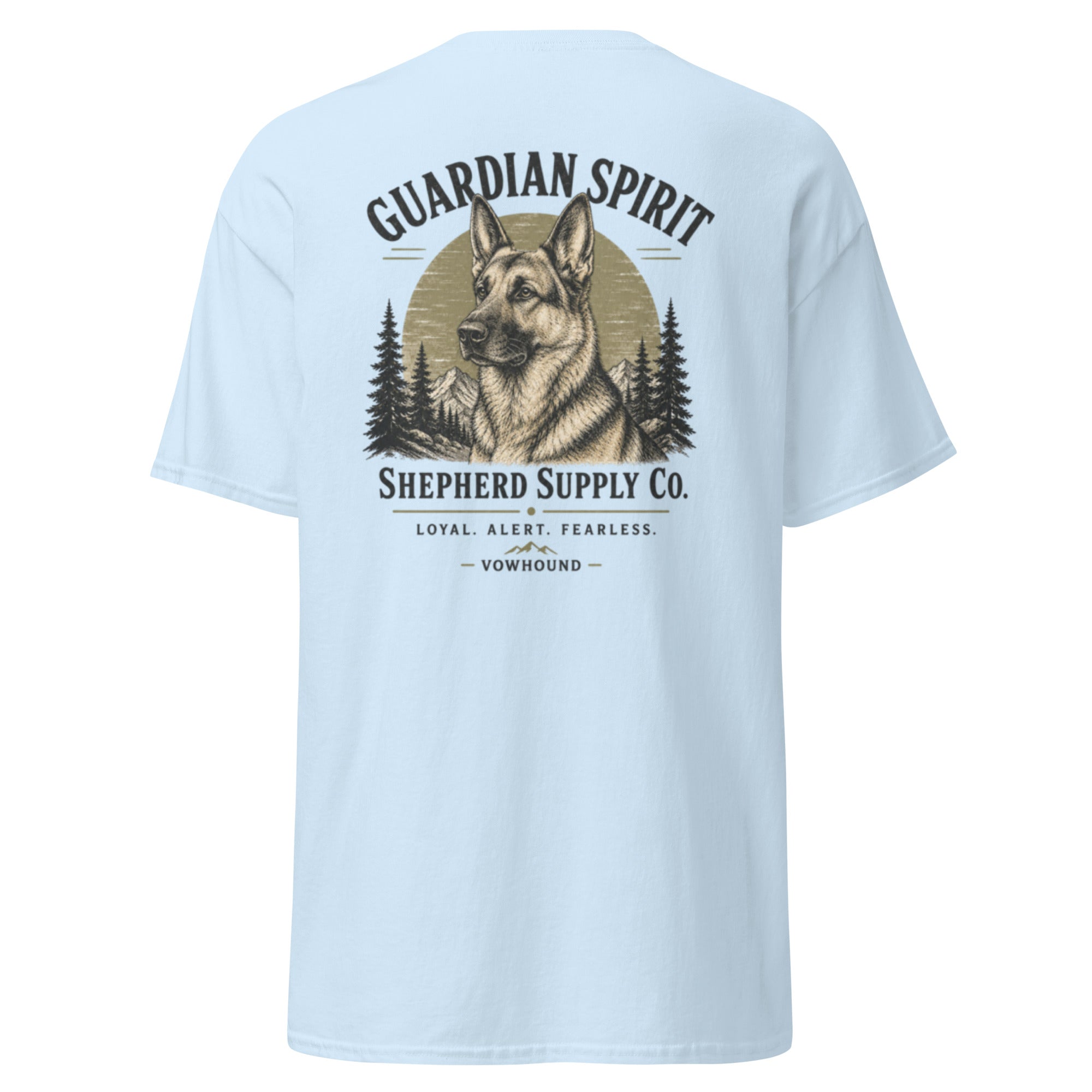 VOWHOUND Canine Legacy Back-Print T-Shirt product mockup