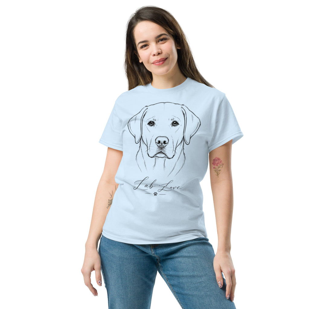 Light Blue VOWHOUND Labrador Retriever T-shirt alternate product view