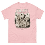 Light Pink Golden Retriever Stay Golden Vintage T-Shirt product mockup