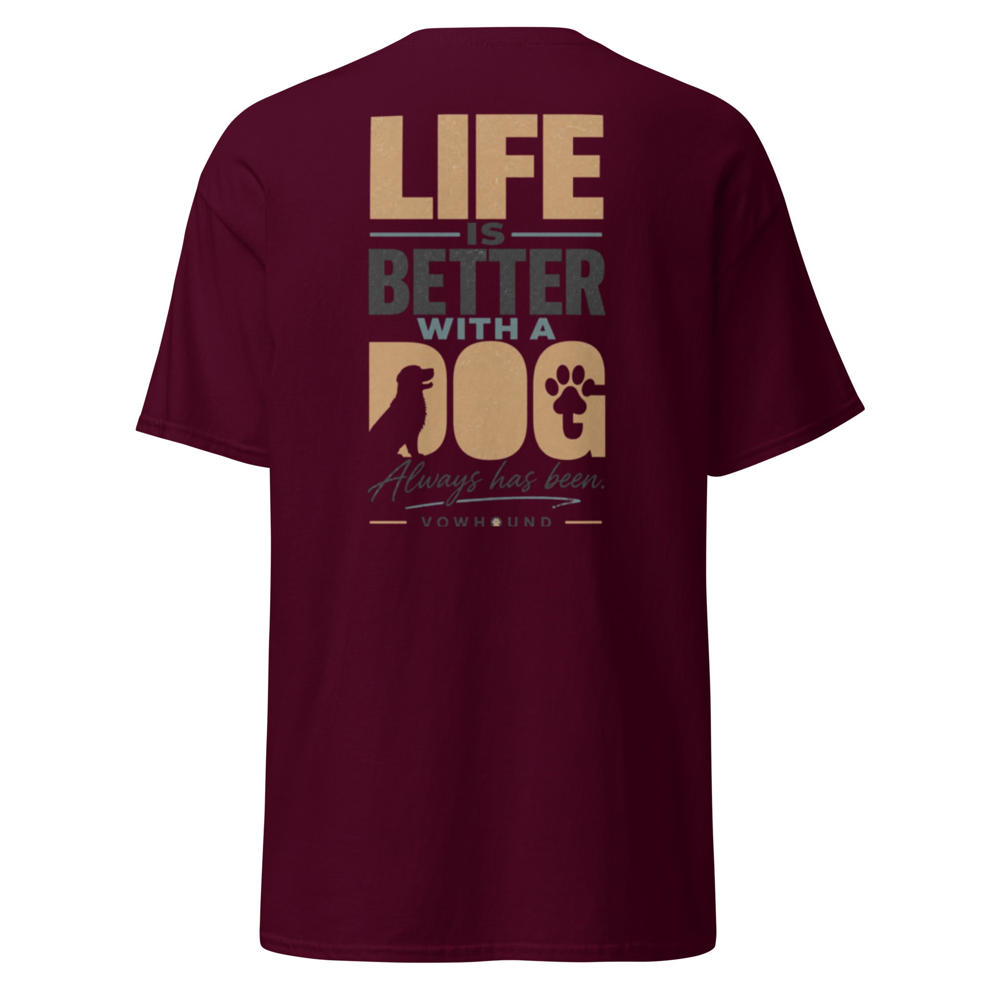 VOWHOUND Pack Life Back-Print T-Shirt product mockup