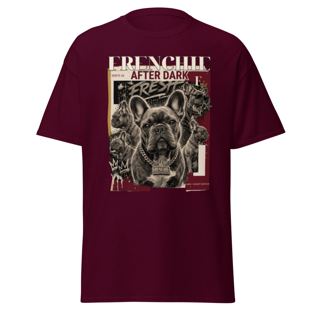 Maroon Bulldog T-shirt alternate front view