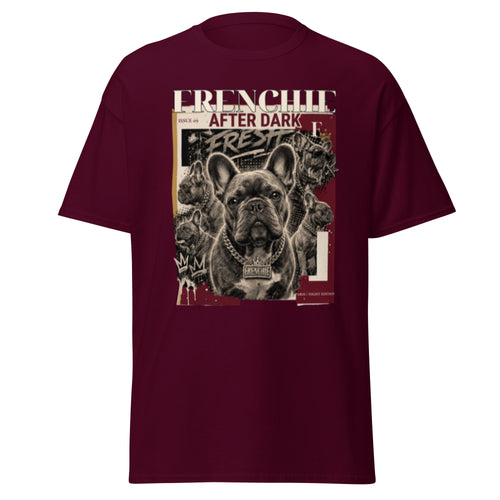Maroon Bulldog T-shirt alternate front view