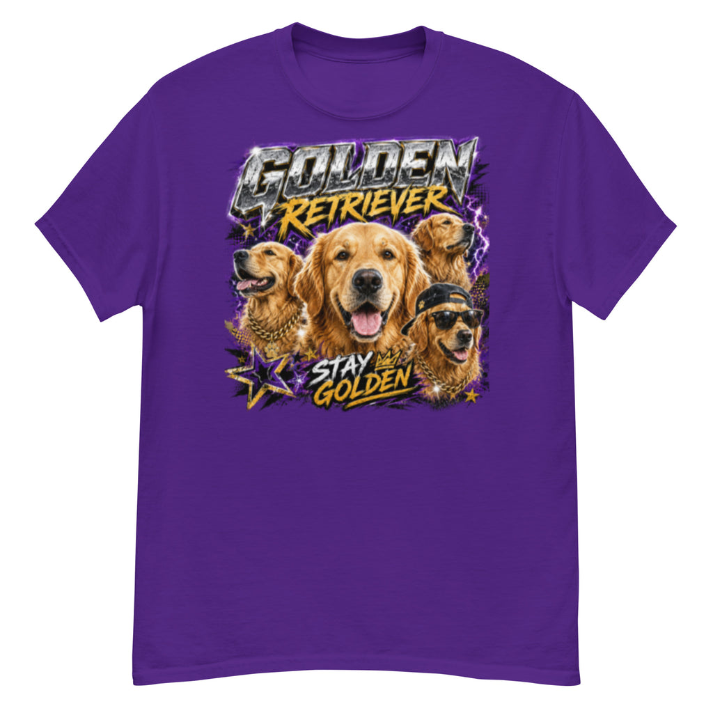 Purple VOWHOUND Lightning dog lover T-shirt