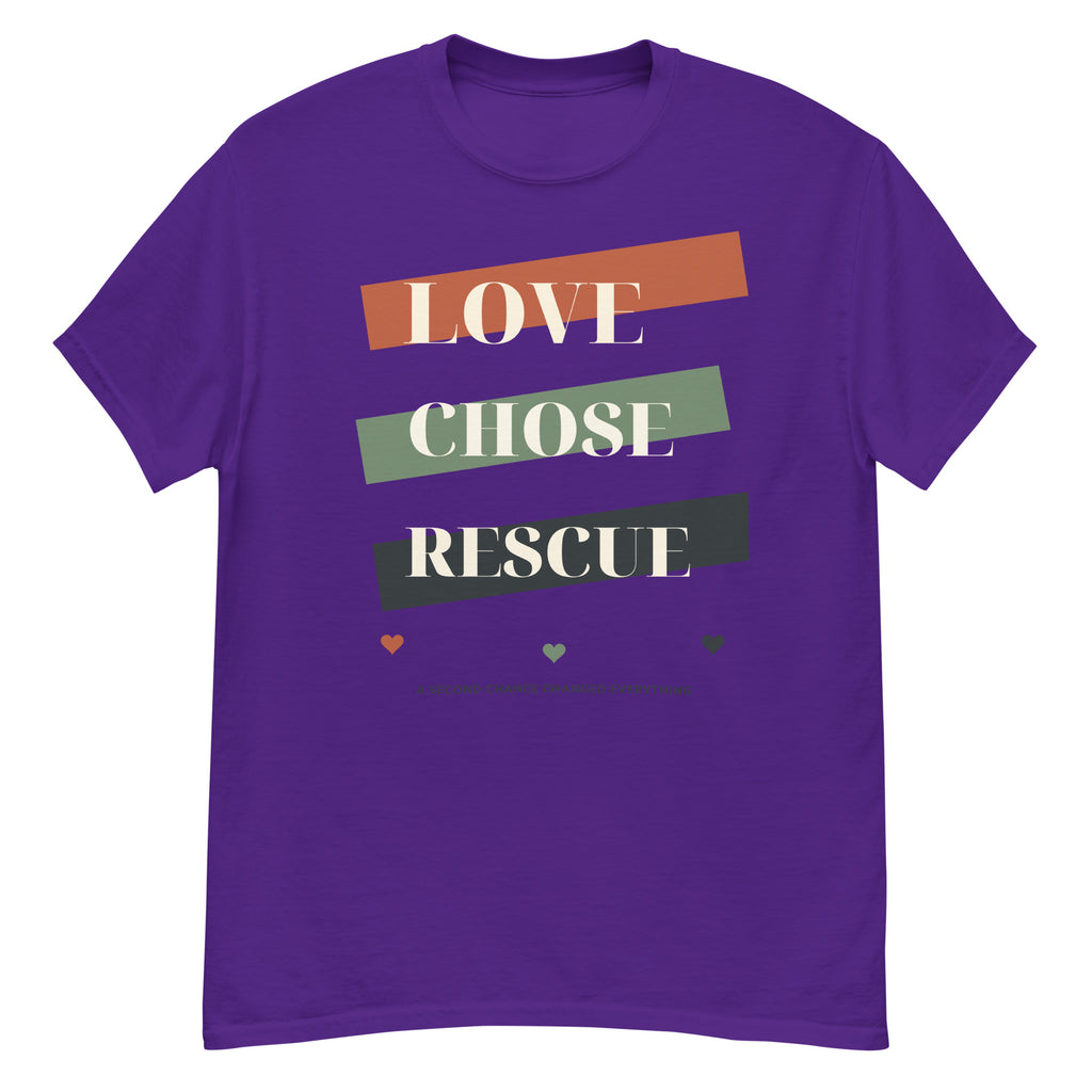 Purple VOWHOUND Pack Leader graphic T-shirt alternate front view