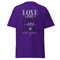 Purple VOWHOUND Hound House graphic T-shirt front view