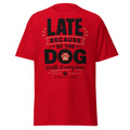 Red Rottweiler Loyal by Nature graphic T-shirt front view