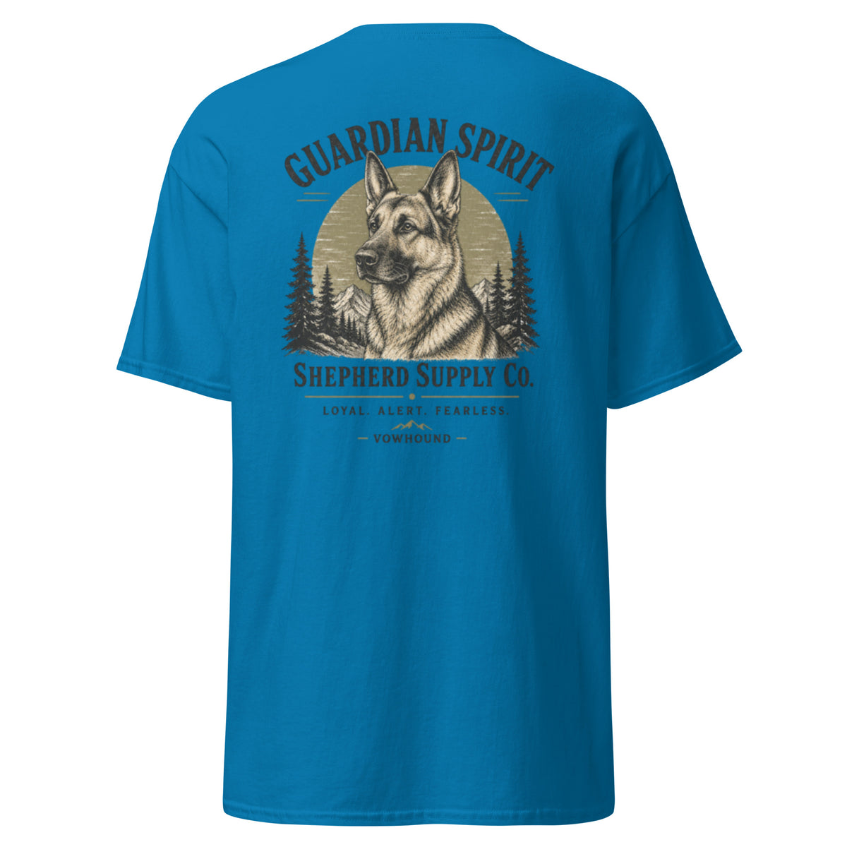 Sapphire VOWHOUND Canine Legacy back-print T-shirt back view