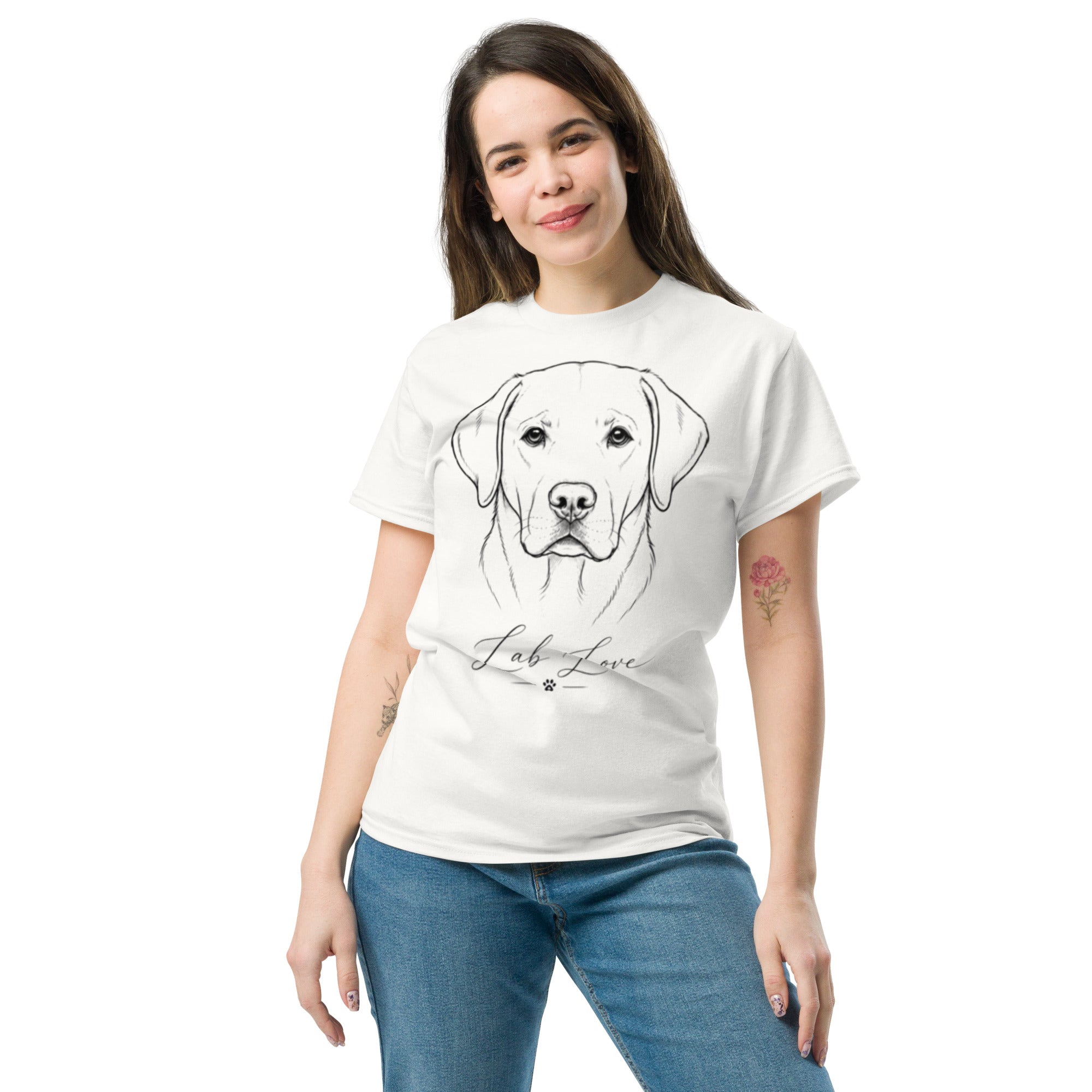 White VOWHOUND Labrador Retriever T-shirt alternate product view