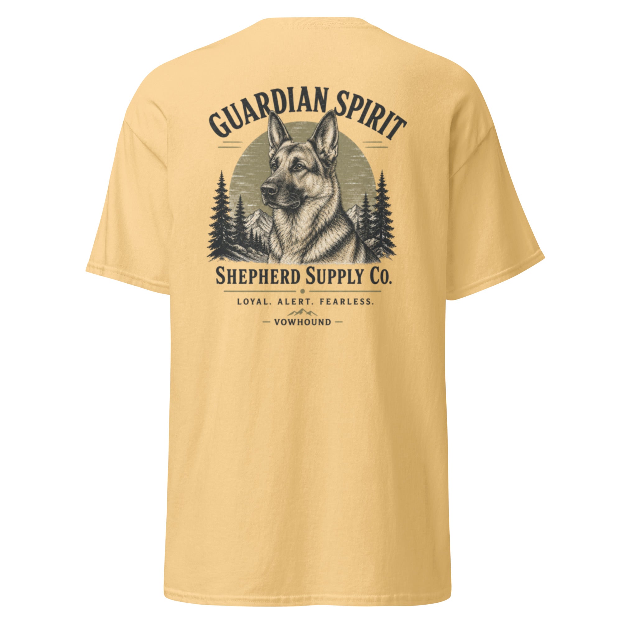 VOWHOUND Canine Legacy Back-Print T-Shirt product mockup