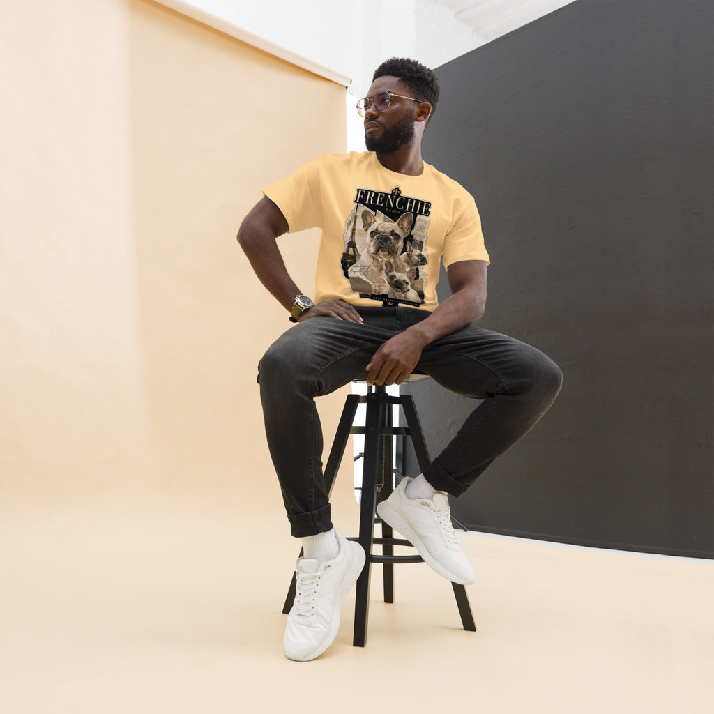 Yellow Frenchie Classic T-shirt alternate front view