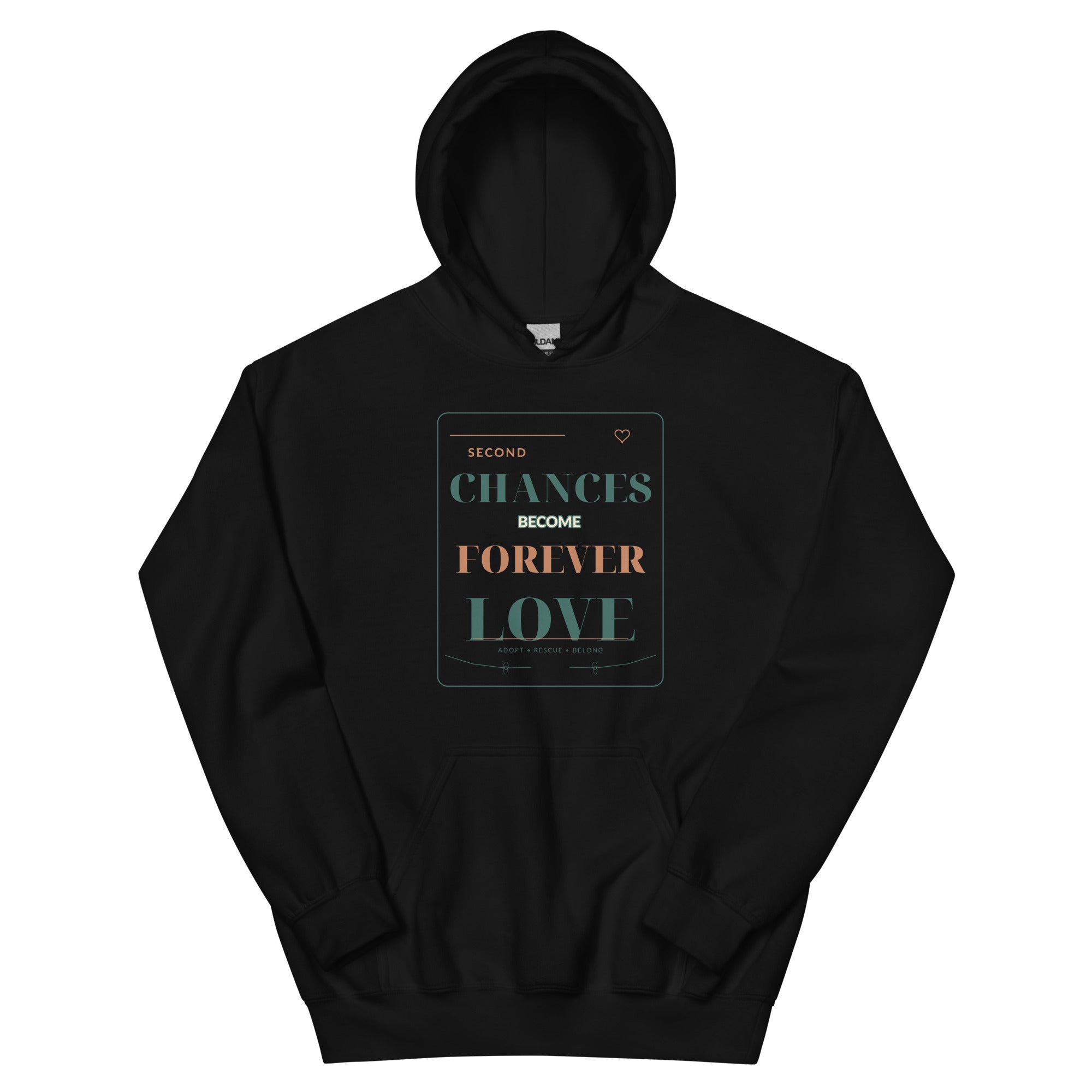 Black VOWHOUND Canine Culture Classic Hoodie front view